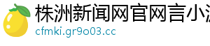 株洲新闻网官网言小波